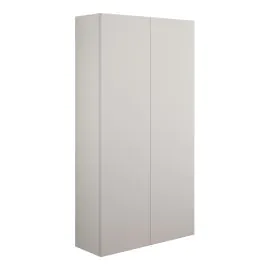 Vasca Liscio 600mm Slim 2 Door Storage Unit - Matt Dove Grey (Grey Cab) 