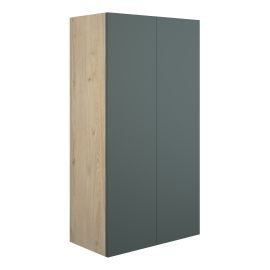 Vasca Liscio 600mm Standard 2 Door Storage Unit - Matt Green (Oak Cab) 