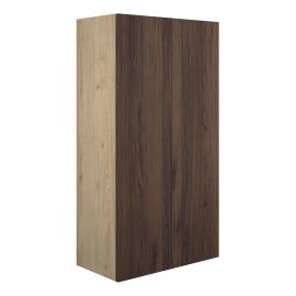 Vasca Liscio 600mm Standard 2 Door Storage Unit - Warm Walnut (Oak Cab) 