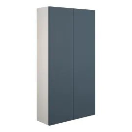 Vasca Liscio 600mm Slim 2 Door Storage Unit - Matt Arley Blue (Grey Cab) 