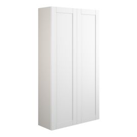 Vasca Bordo 600mm Slim 2 Door Storage Unit - Matt White (Grey Cab) 
