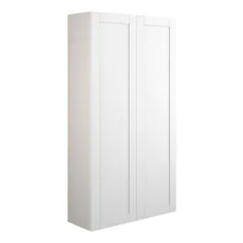 Vasca Bordo 600mm Slim 2 Door Storage Unit - Matt White (Grey Cab) 