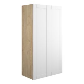Vasca Bordo 600mm Standard 2 Door Storage Unit - Matt White (Oak Cab) 