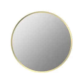 Vasca Casa 600mm Round Mirror - Brushed Brass 