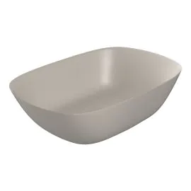 Vasca Conca 460x320mm Resin Washbowl - Latte
