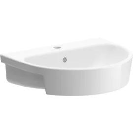 Vasca Giglio 555x435mm 1TH Semi Recessed Basin