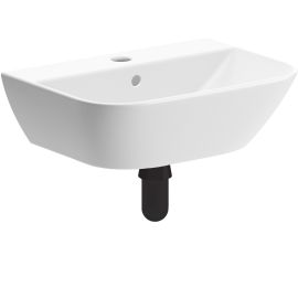 Vasca  Tondo 450x320mm 1TH Cloakroom Basin & Black Bottle Trap