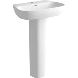 Vasca Moda 600x400mm 1TH Basin & Full Pedestal