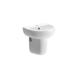 Vasca Distino 450x400mm 1TH Basin & Semi Pedestal