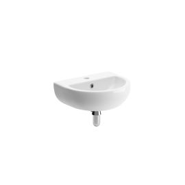 Vasca Distino 450x380mm 1TH Cloakroom Basin & Chrome Bottle Trap