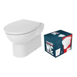 Vasca Rimless Back To Wall WC & Soft Close Seat