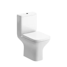 Vasca Tondo Wrapover Soft Close Toilet Seat - White