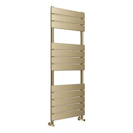 Vasca Piatto Square Ladder Radiator (500x1200mm) - Brushed Brass