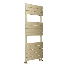 Vasca Piatto Square Ladder Radiator (500x1200mm) - Brushed Brass
