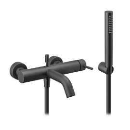 Vema Maira Wall Mounted Bath/Shower Mixer - Matt Black DITB2138