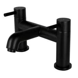 Vema Maira Deck Mounted Bath Filler - Matt Black DITB2150