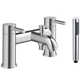 Vasca Cirocco Bath/Shower Mixer & Bracket - Chrome