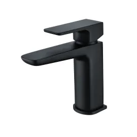 Vasca Chiara Basin Mixer & Waste - Matt Black