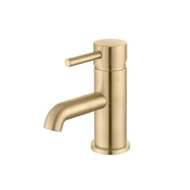 Vasca Cirocco Basin Mixer & Waste - Brushed Brass