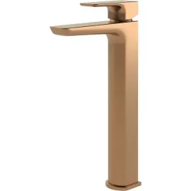 Vasca Chiara Tall Basin Mixer - Brushed Bronze