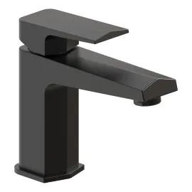 Vasca Casa Basin Mixer & Waste - Matt Black