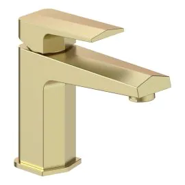 Vasca Casa Basin Mixer & Waste - Brushed Brass