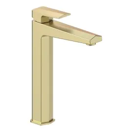 Vasca Casa Tall Basin Mixer - Brushed Brass