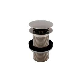 Vema Vema Unslotted Push Button Waste - Stainless Steel DITW0120