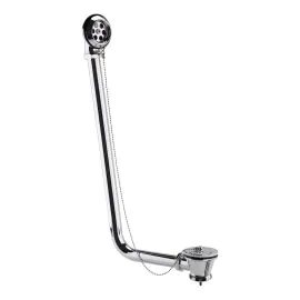Vasca Exposed Bath Plug and Chain Waste - Chrome