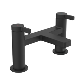 Bristan Elevar Bath Filler Black ELE BF BLK