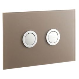 Abacus Lustrolite Glass-Effect Press Panel Mocha EPPR-50-0545