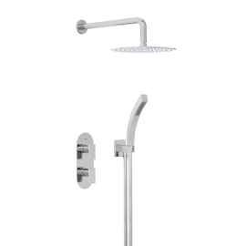 Bristan Frammento Concealed Dual Control Shower Pack 2 Chrome FRAMMENTO SHWR PK2