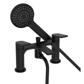 Bristan Frammento Bath Shower Mixer Black FRM BSM BLK