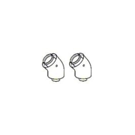 Glow Worm 45 Degree Flue Bends (Pair) 2000460485