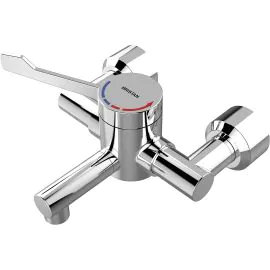 Bristan TMV3 Single Control Hospital Mixer Tap (Wall Mounted) H64WMT2