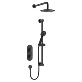 Bristan Hourglass Shower Pack Black HOURGLASS BLK SHWR PK