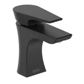 Bristan Hourglass Basin Mixer Black with Waste HOU BAS BLK
