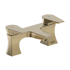 Bristan Hourglass Bath Filler Brushed Brass HOU BF BB