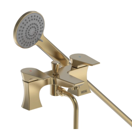 Bristan Hourglass Bath Shower Mixer Brushed Brass HOU BSM BB