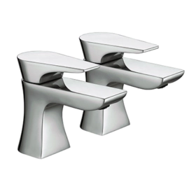 Bristan Hourglass Bath Taps Chrome HOU 3/4 C