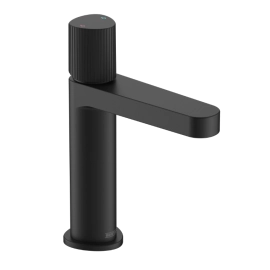 Bristan Liso Basin Mixer with Click Waste Black  LIS BAS BLK