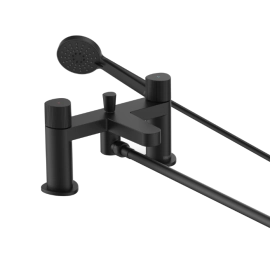 Bristan Liso Bath Shower Mixer Black LIS BSM BLK