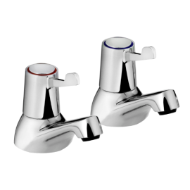 Bristan Lever Bath Taps wth 3" (76mm) Levers VAL2 3/4 C CD