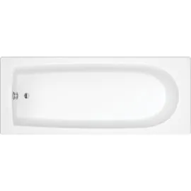 Vasca Vita Round Single End 1600x700x550mm 0TH Bath w/Legs
