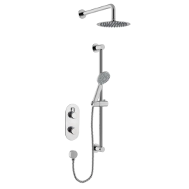 Bristan Molida Concealed Thermostatic Dual Control Shower Pack Chrome MOLIDA SHWR PK