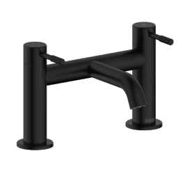 Bristan Molida Bath Filler Black MOL BF BLK