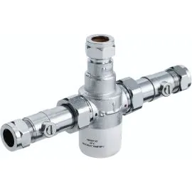 Bristan 15mm TMV3 Thermostatic Mixing Valve With Isolation MT503CP-ISO