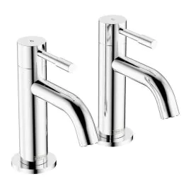 Bristan Mila Basin Pillar Taps Chrome MI 1/2 C