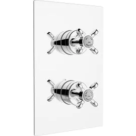 Bristan Thermostatic  Recessed Shower Valves Two Outlet Diverter Chrome N2 SHCDIV C 