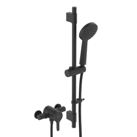 Bristan Onza Exposed Mini Valve Shower Black NZA SHXAR BLK